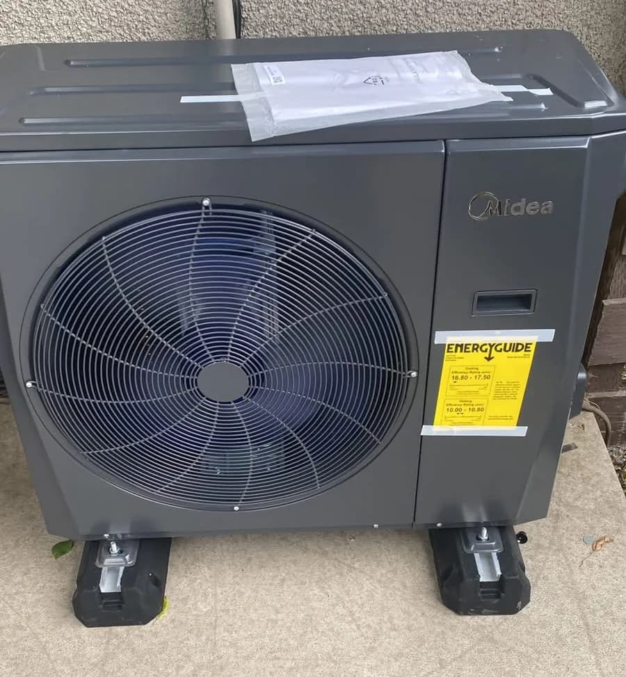 New Midea heat pump